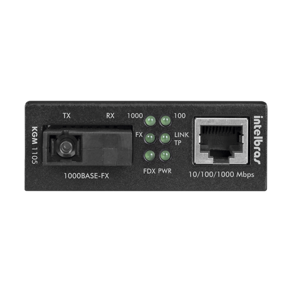 KGSD 1120B - Conversor de mídia Fast Ethernet Monomodo 20Km WDM