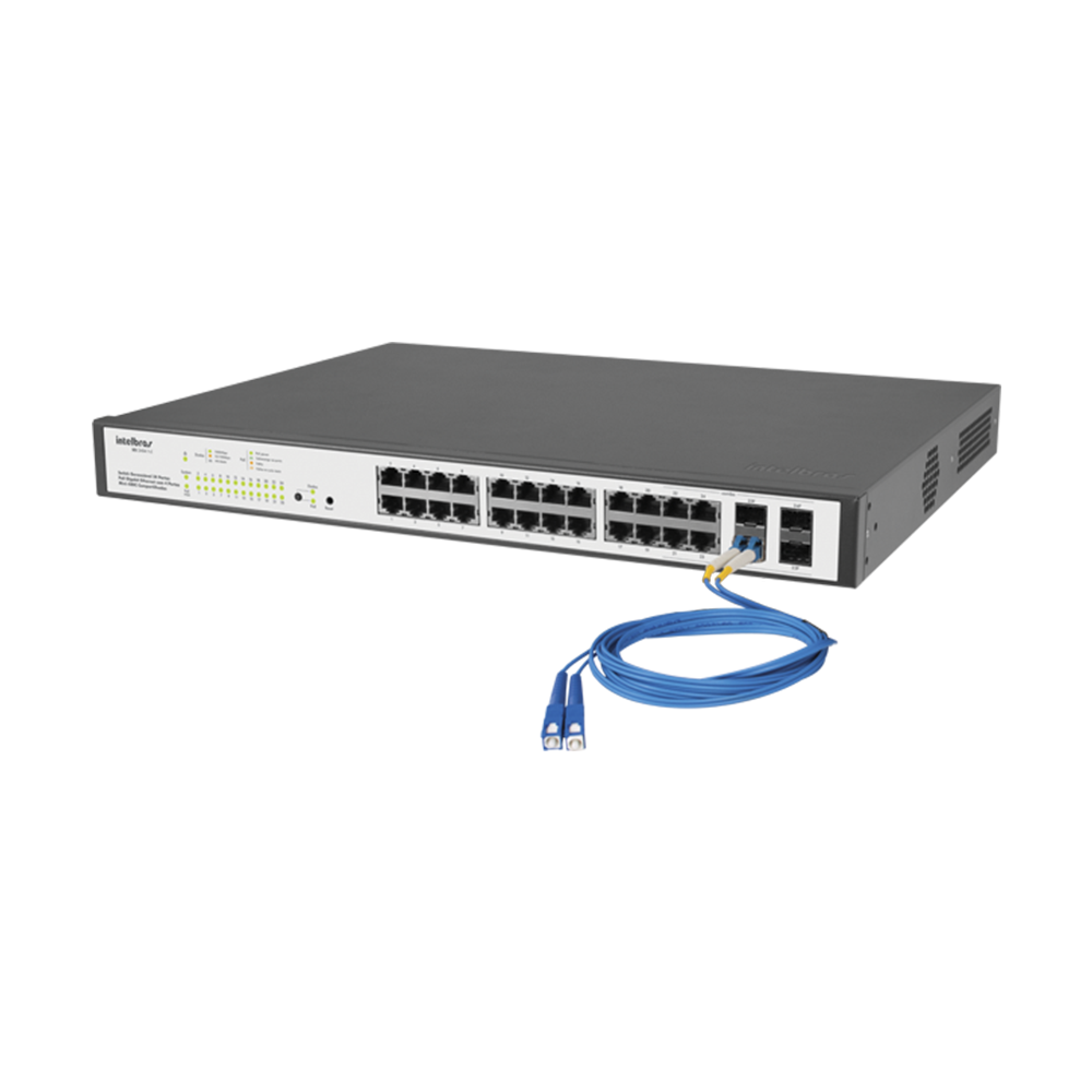 SG 2404 PoE - Switch gerenciável 24 portas Gigabit Ethernet